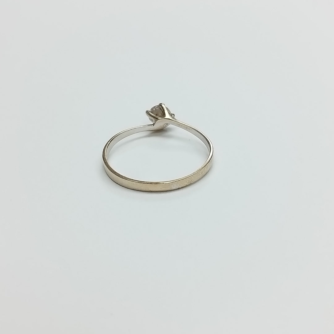 ANILLITO ORO, ORO BLANCO 14 K 1.2 GRMS (SEMINUEVO)