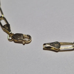 PULSERA ESLABON 14K 21 CM 4.1 GR (NUEVO)