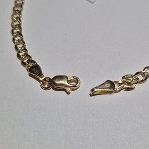 PULSERAS BARBADA ORO 14K 21 CM 5.3 GR (NUEVO)