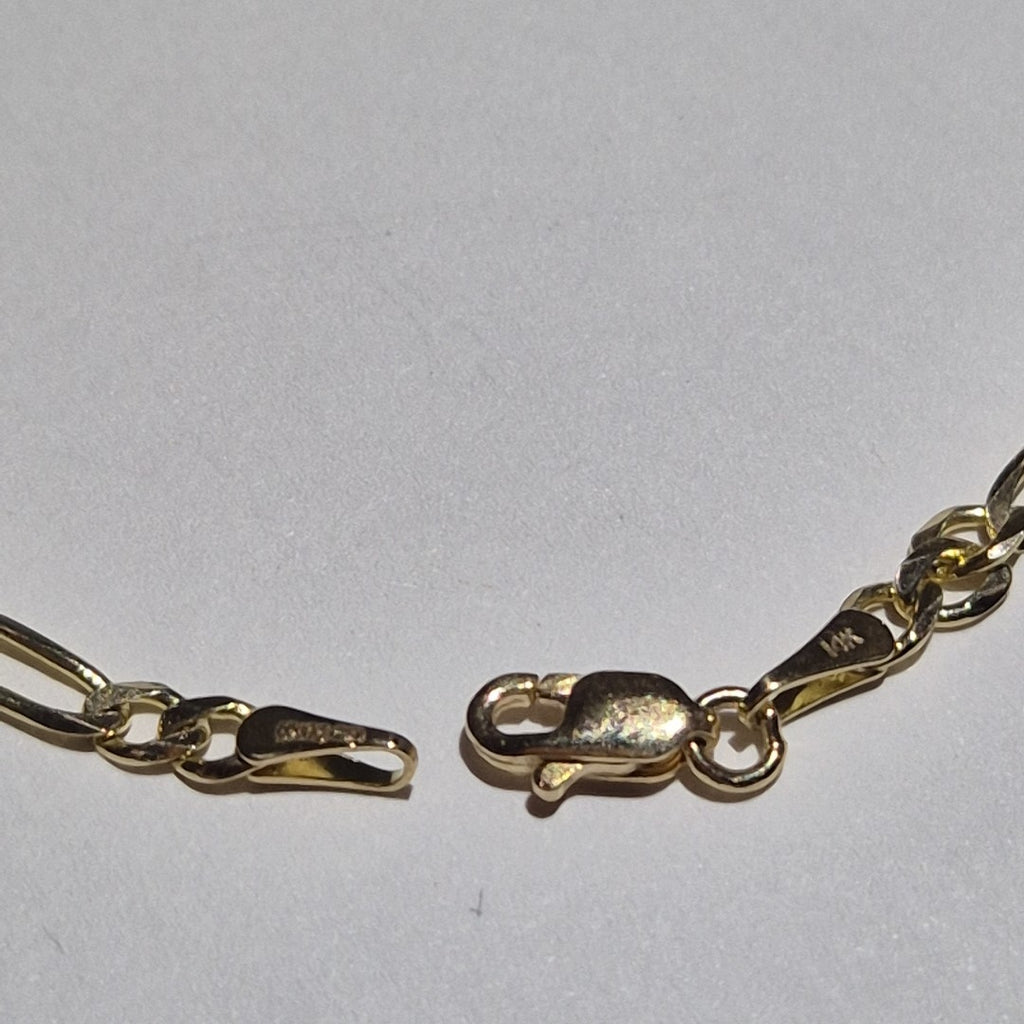 PULSERAS 3X1 ORO 14K 21 CM 3.3 GR (NUEVO)
