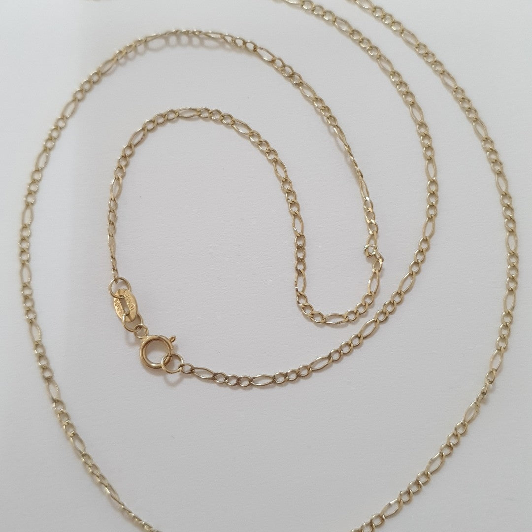 CADENAS TEJIDO ESLABONES ORO 10K 60 CM 2.2 GR (NUEVO)