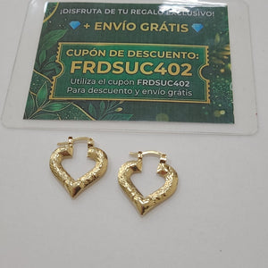 ARETES ARRACADAS 14K 1.8 GR (NUEVO)