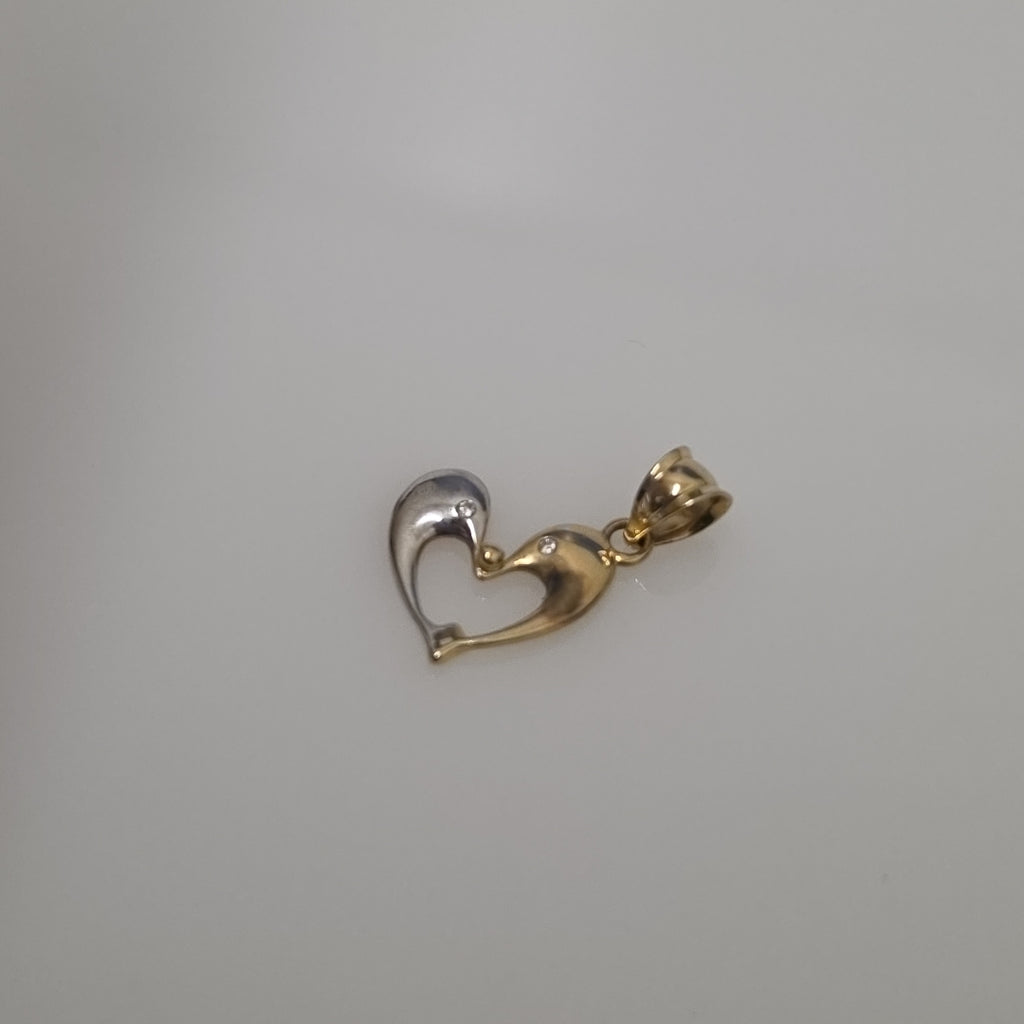 DIJE ORO, ORO COMBINADO 14 K 0.6 GRMS (SEMINUEVO)