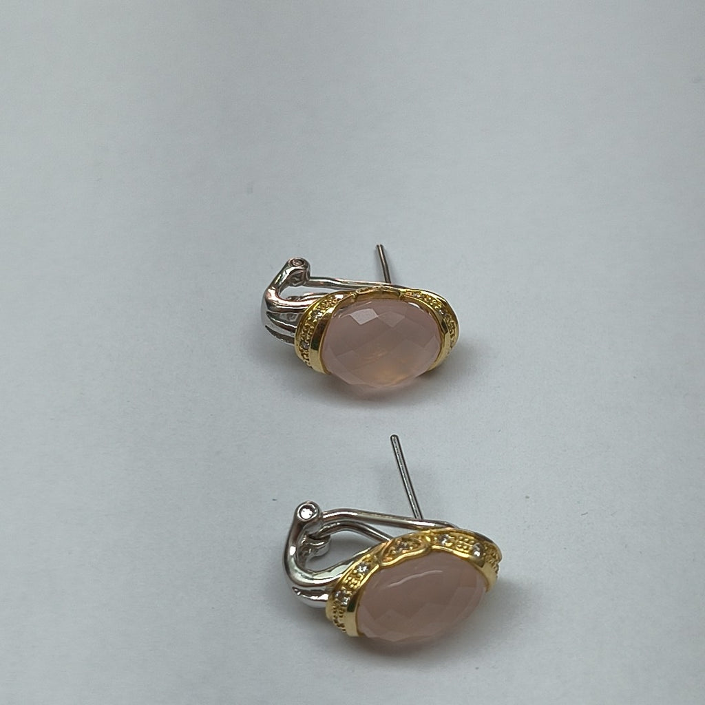 ARETES PAR ORO BLANCO 14 K 5.5 GRMS (SEMINUEVO)
