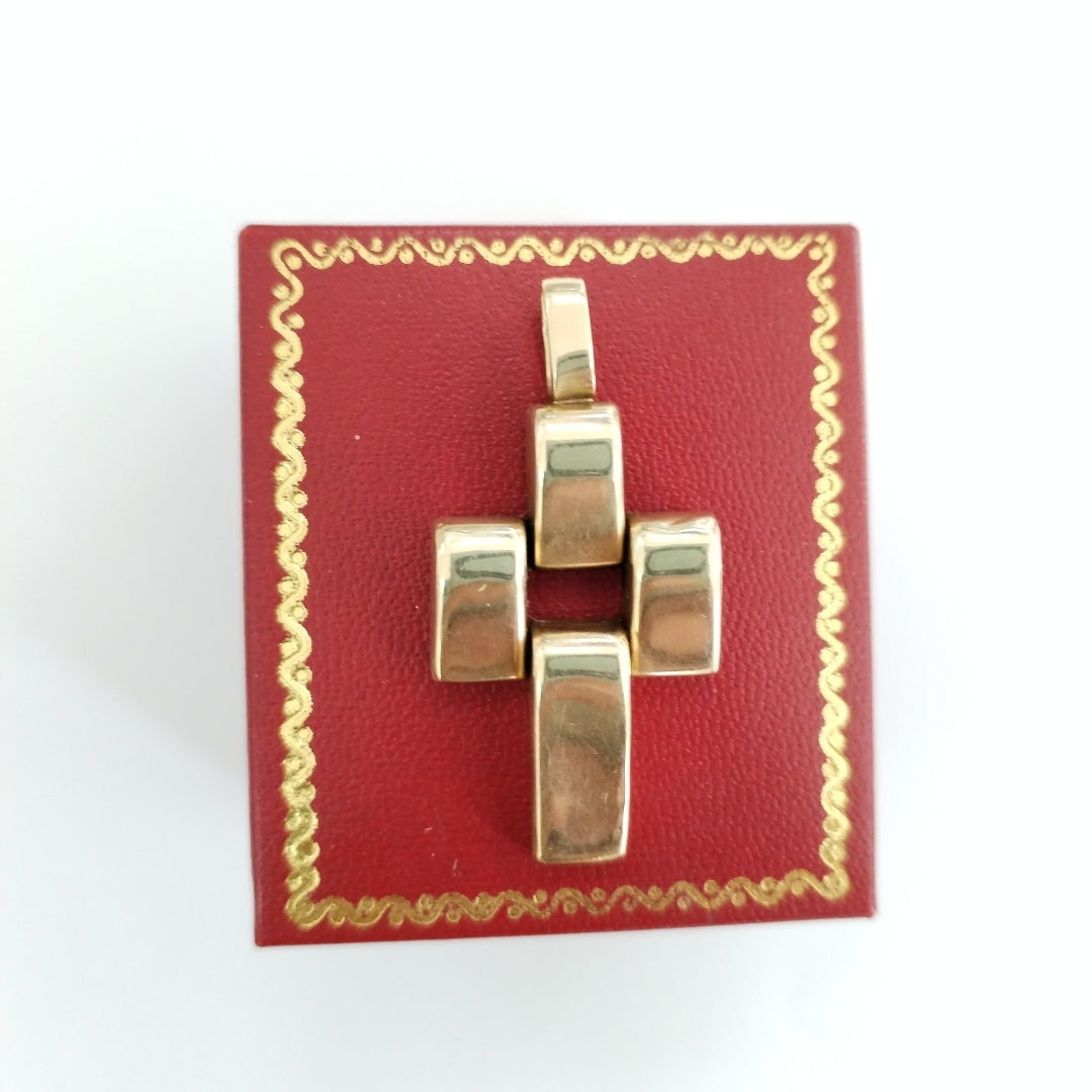 CRUZ, DIJE ORO 14 K 4.4 GRMS (SEMINUEVO)