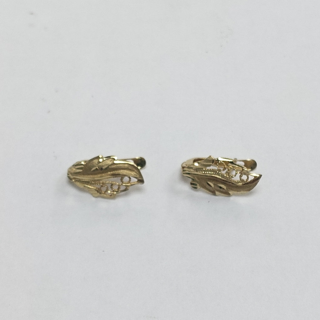 ARETES PAR ORO 14 K 2.2 GRMS (SEMINUEVO)