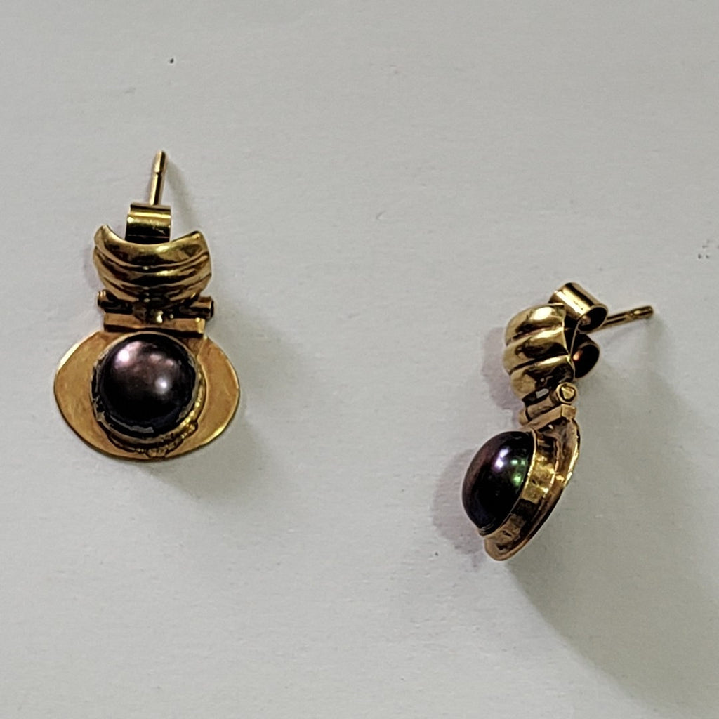 ARETES PAR ORO 18 K 4.8 GRMS (SEMINUEVO)
