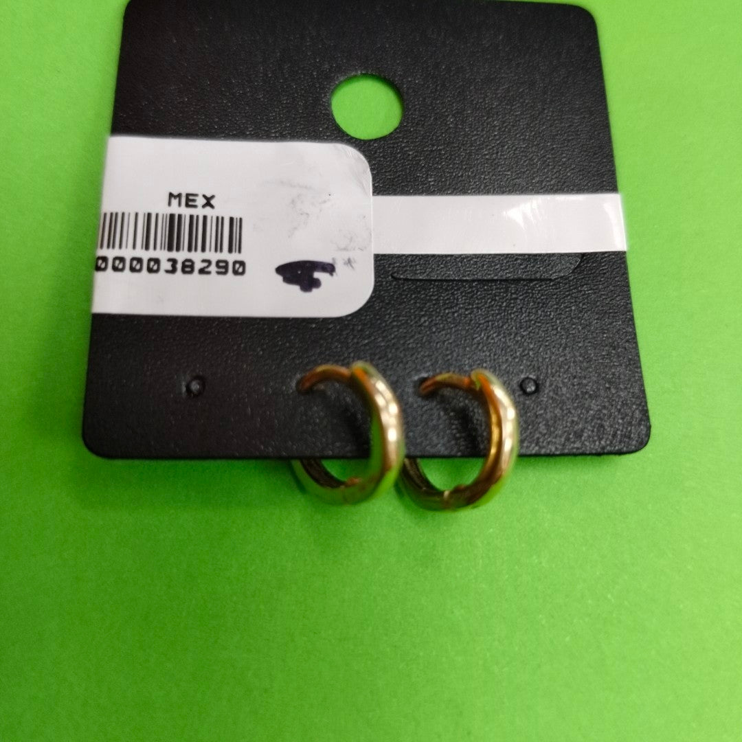 ARETES HUGGIE 14K 1.3 GR (NUEVO)