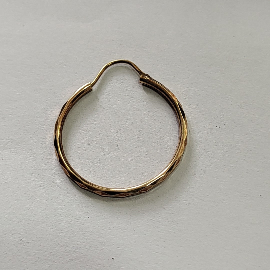 ARRACADAS PAR ORO 14 K 1.8 GRMS (SEMINUEVO)