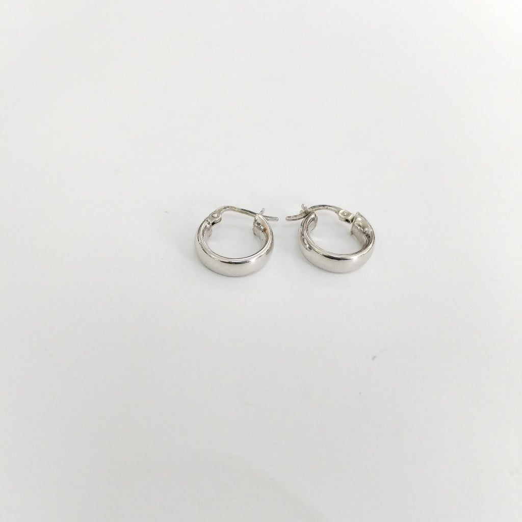 ARRACADAS PAR ORO BLANCO 14 K 1,20 GRMS (SEMINUEVO)