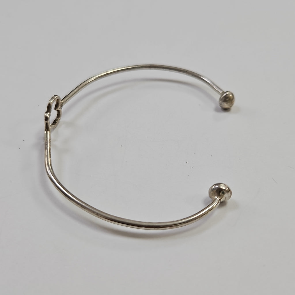 BRAZALETE, PULSERA RIGIDA PLATA 18.7 GRMS (SEMINUEVO)