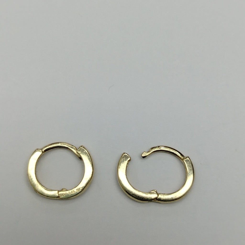 ARETES HUGGIE 14K 1.4 GR (NUEVO)