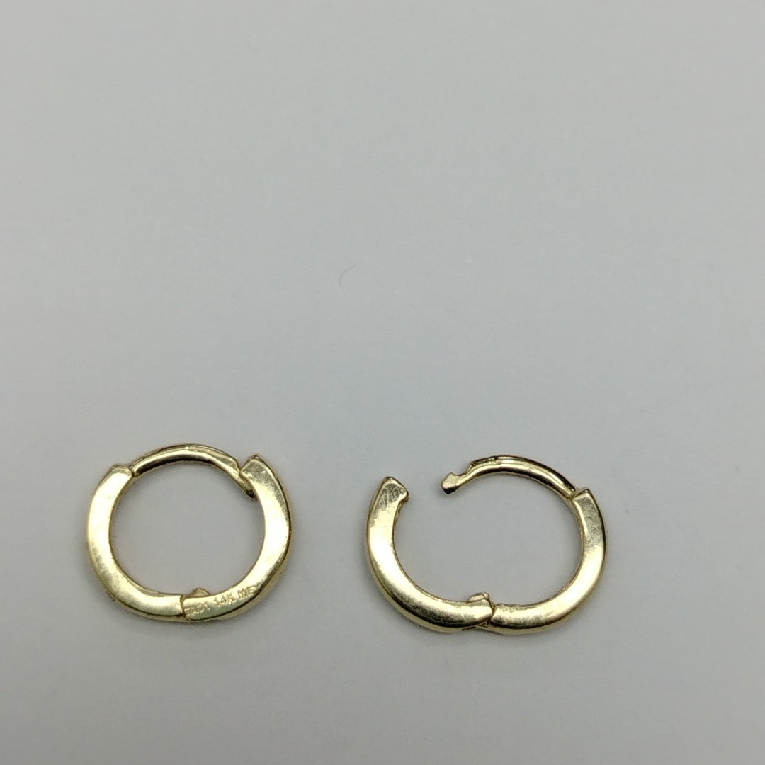 ARETES HUGGIE 14K 1.4 GR (NUEVO)