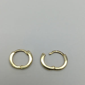 ARETES HUGGIE 14K 1.4 GR (NUEVO)