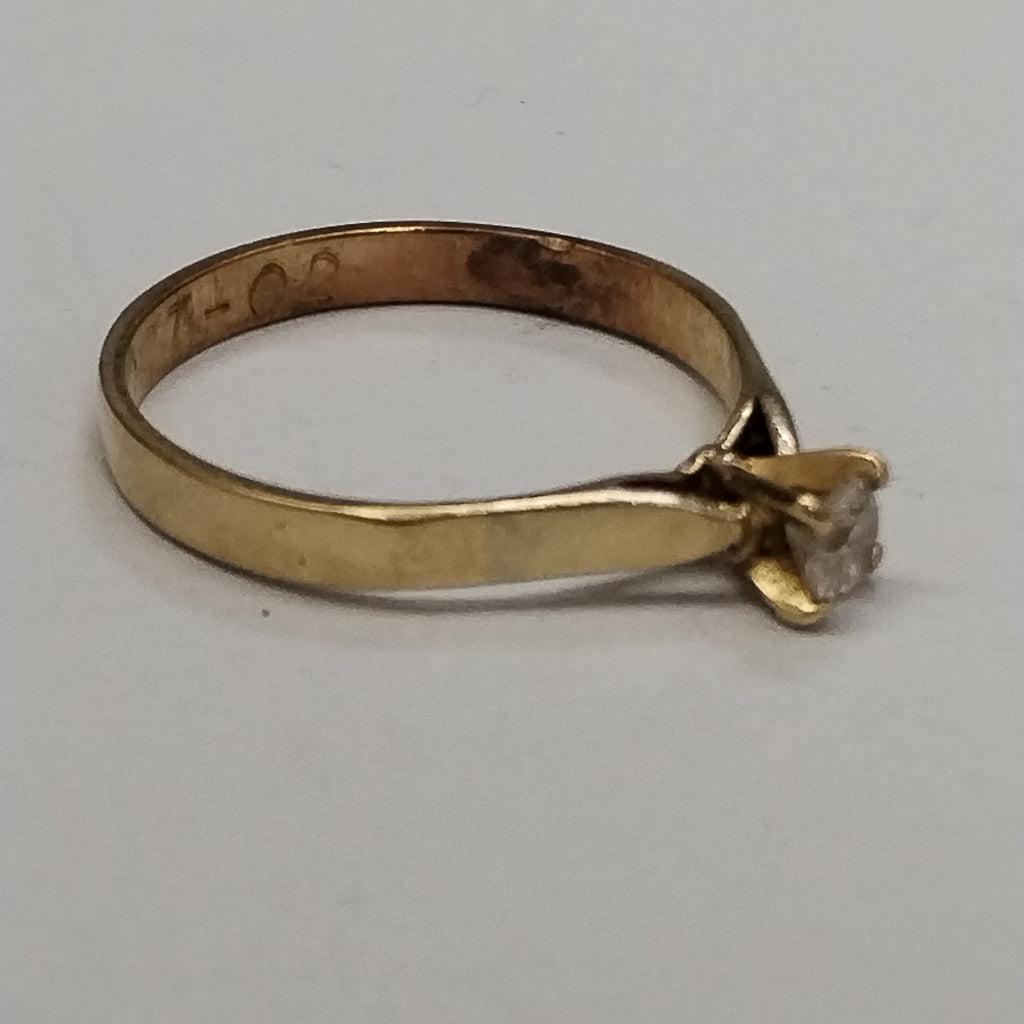 SOLITARIO ORO 10 K 2,30 GRMS (SEMINUEVO)