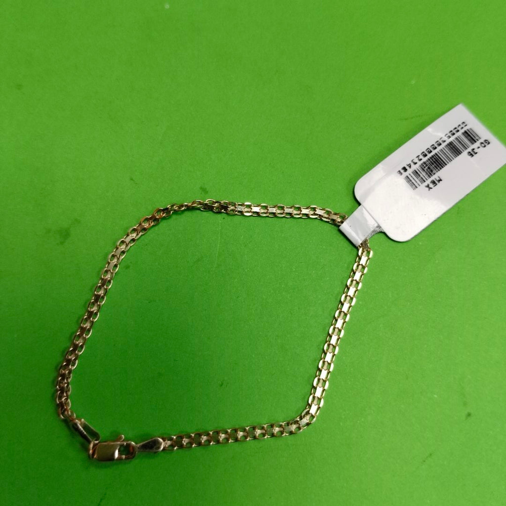 PULSERA TEJIDO CHINO 14K 18 CM 2.4 GR (NUEVO)