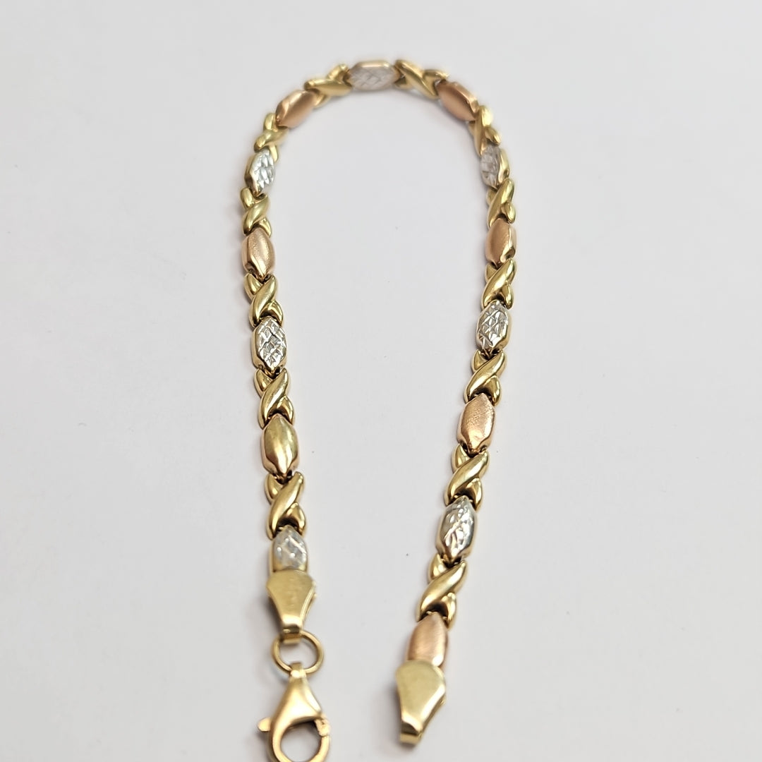 PULSERA ORO 14 K 3.8 GRMS (SEMINUEVO)