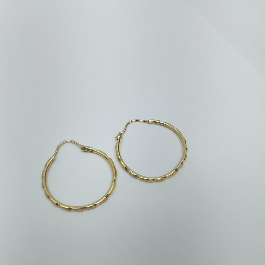 ARRACADAS PAR ORO 14 K 1.5 GRMS (SEMINUEVO)