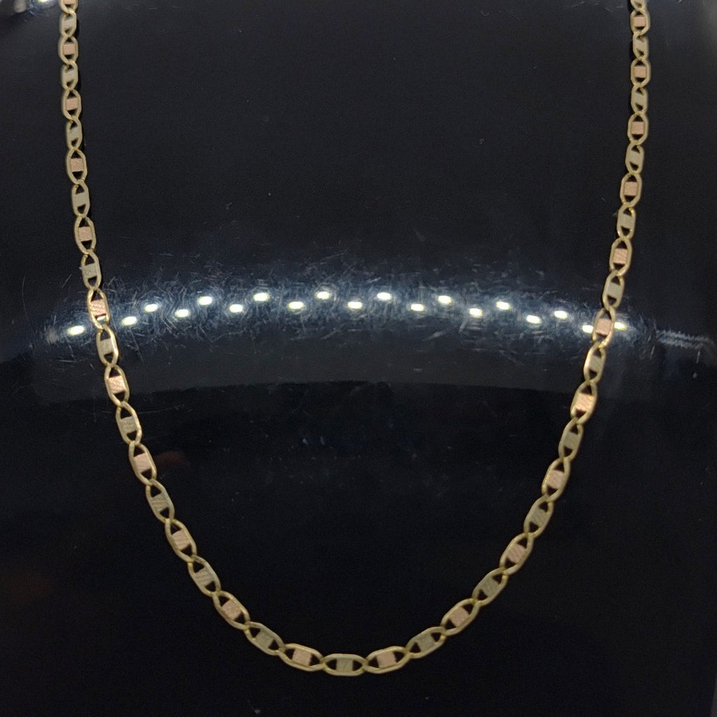 CADENA ORO COMBINADO 10 K 3,30 GRMS (SEMINUEVO)