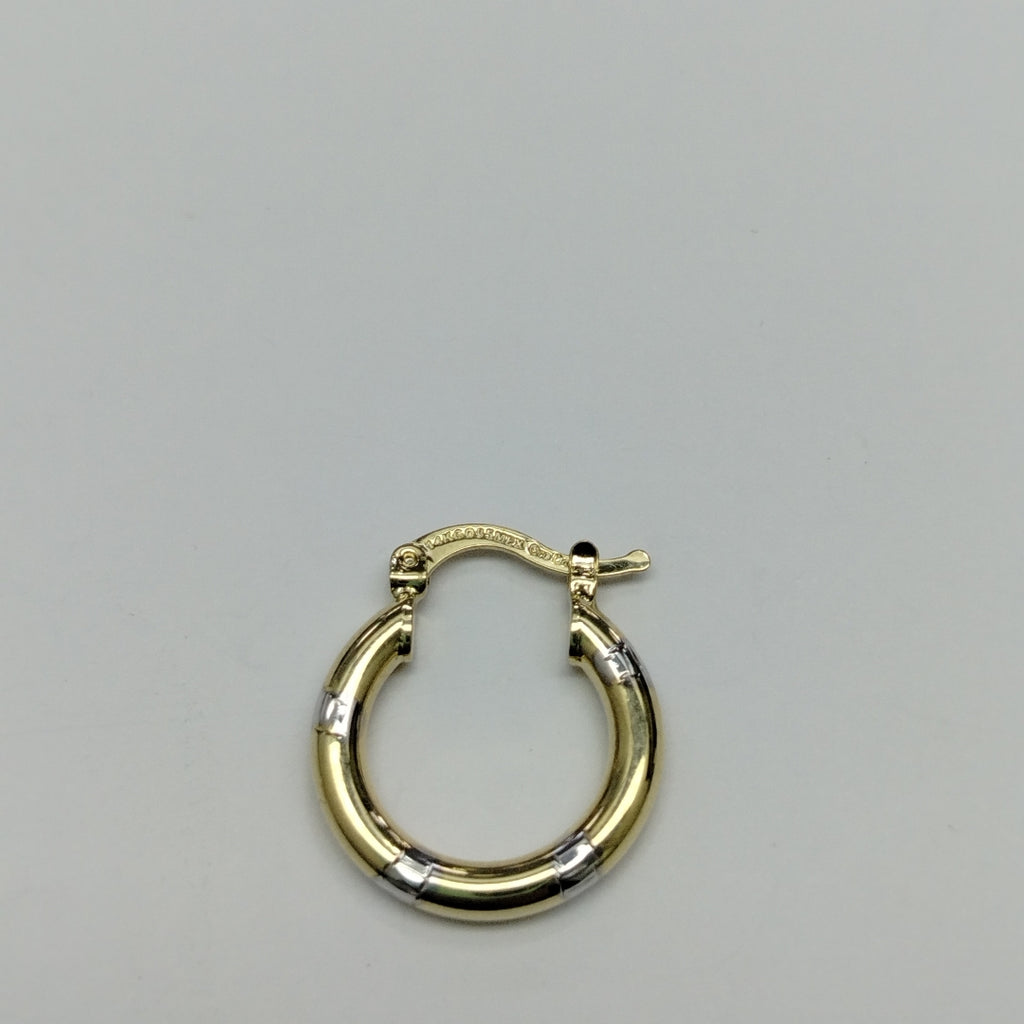 ARETES ARRACADAS COMBINADAS 14K 1.6 GR (NUEVO)