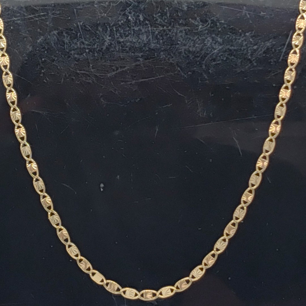 CADENA ORO COMBINADO 10 K 2,00 GRMS (SEMINUEVO)