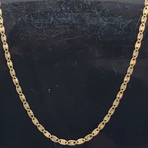 CADENA ORO COMBINADO 10 K 2,00 GRMS (SEMINUEVO)