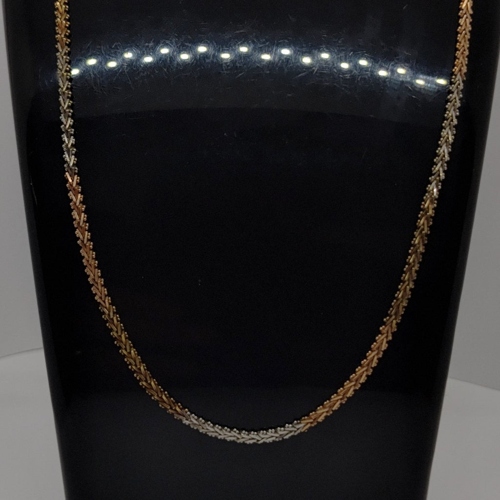 GARGANTILLA ORO,ORO COMBINADO 14 K 13,50 GRMS (SEMINUEVO)