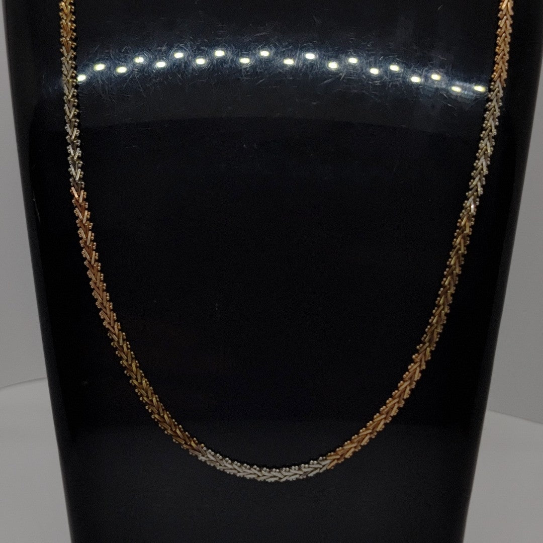 GARGANTILLA ORO,ORO COMBINADO 14 K 13,50 GRMS (SEMINUEVO)