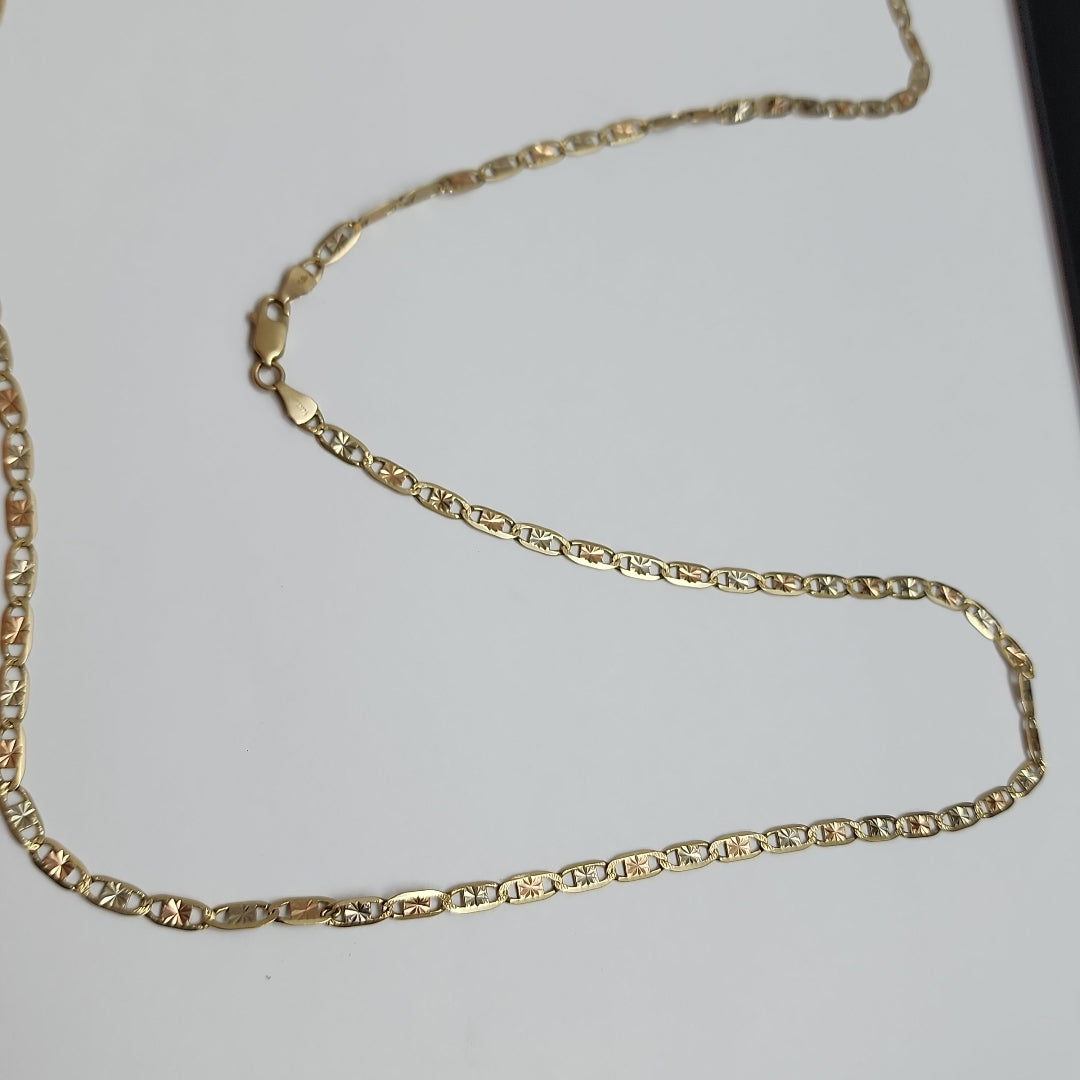 CADENA ORO COMBINADO 14 K 10,20 GRMS (SEMINUEVO)