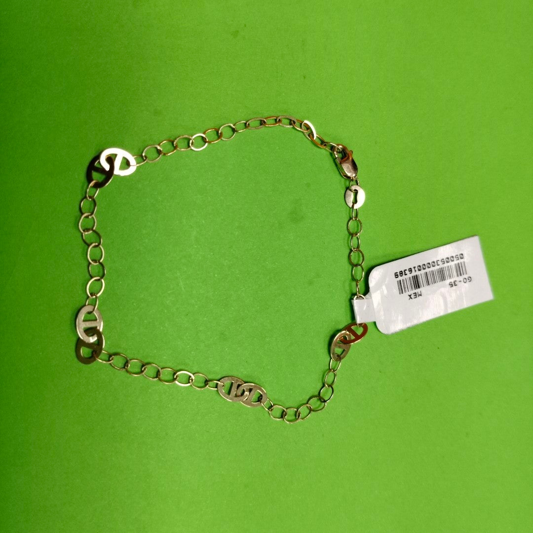 PULSERA ESPECIAL 14K 21 CM 1.8 GR (NUEVO)