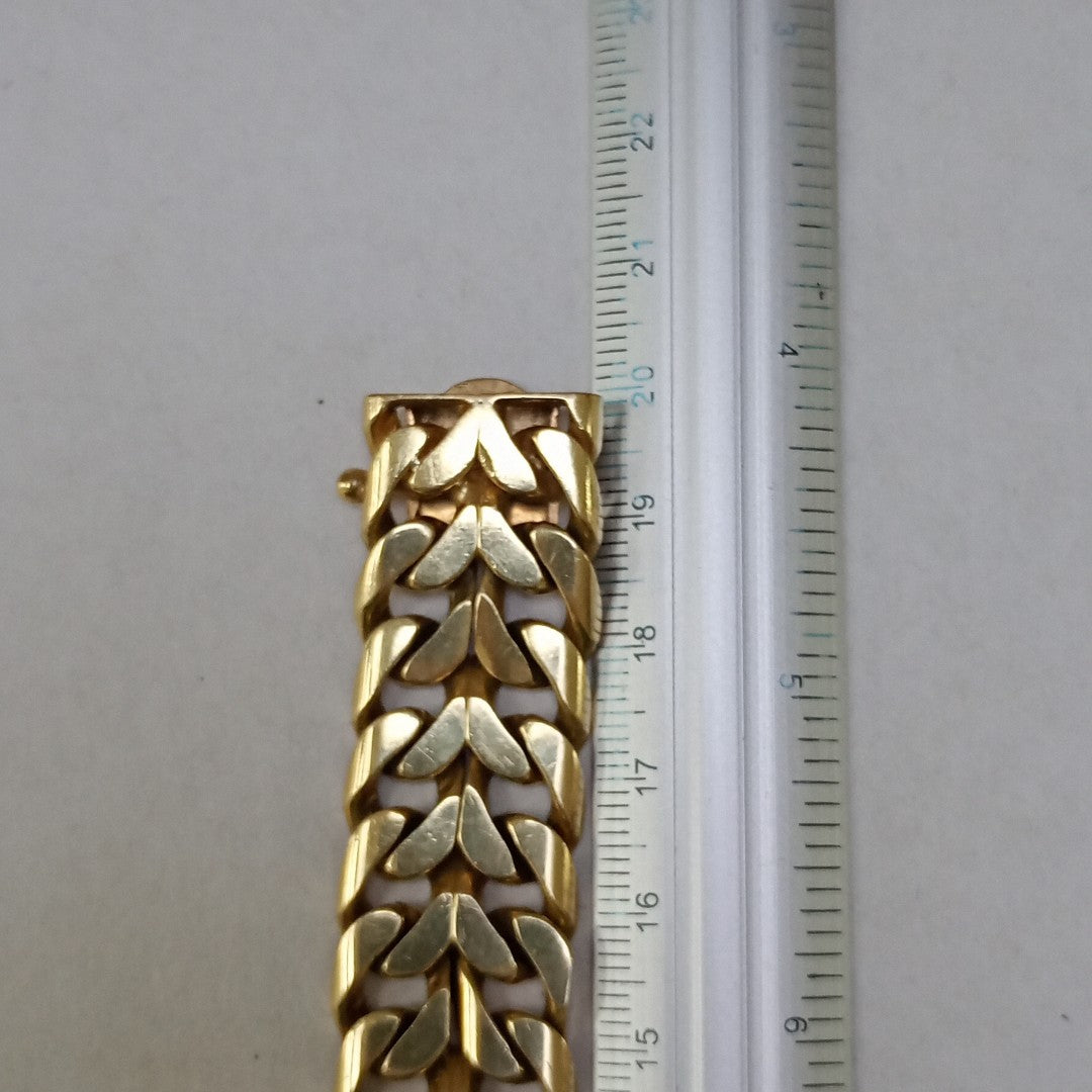 ESCLAVA,PULSERA ORO 14 K 82,60 GRMS (SEMINUEVO)