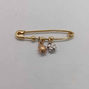PRENDEDOR ORO COMBINADO 14 K 1,50 GRMS (SEMINUEVO)
