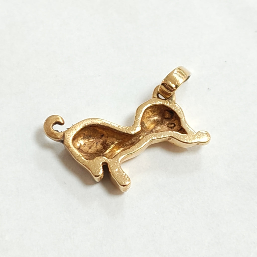 AHOGADOR, DIJE ORO 14 K 2.9 GRMS (SEMINUEVO)