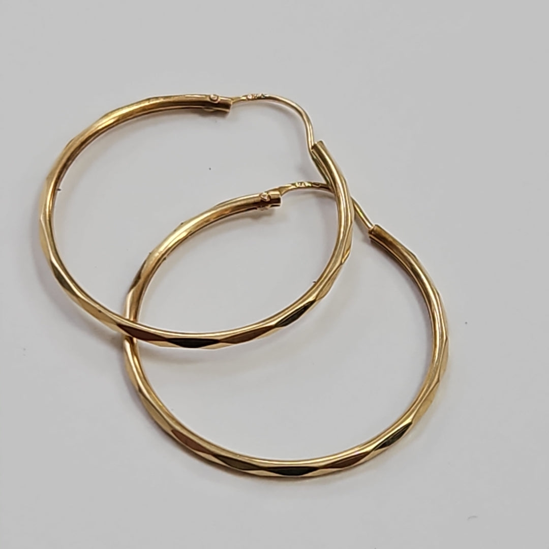 ARRACADAS PAR ORO 14 K 2,00 GRMS (SEMINUEVO)
