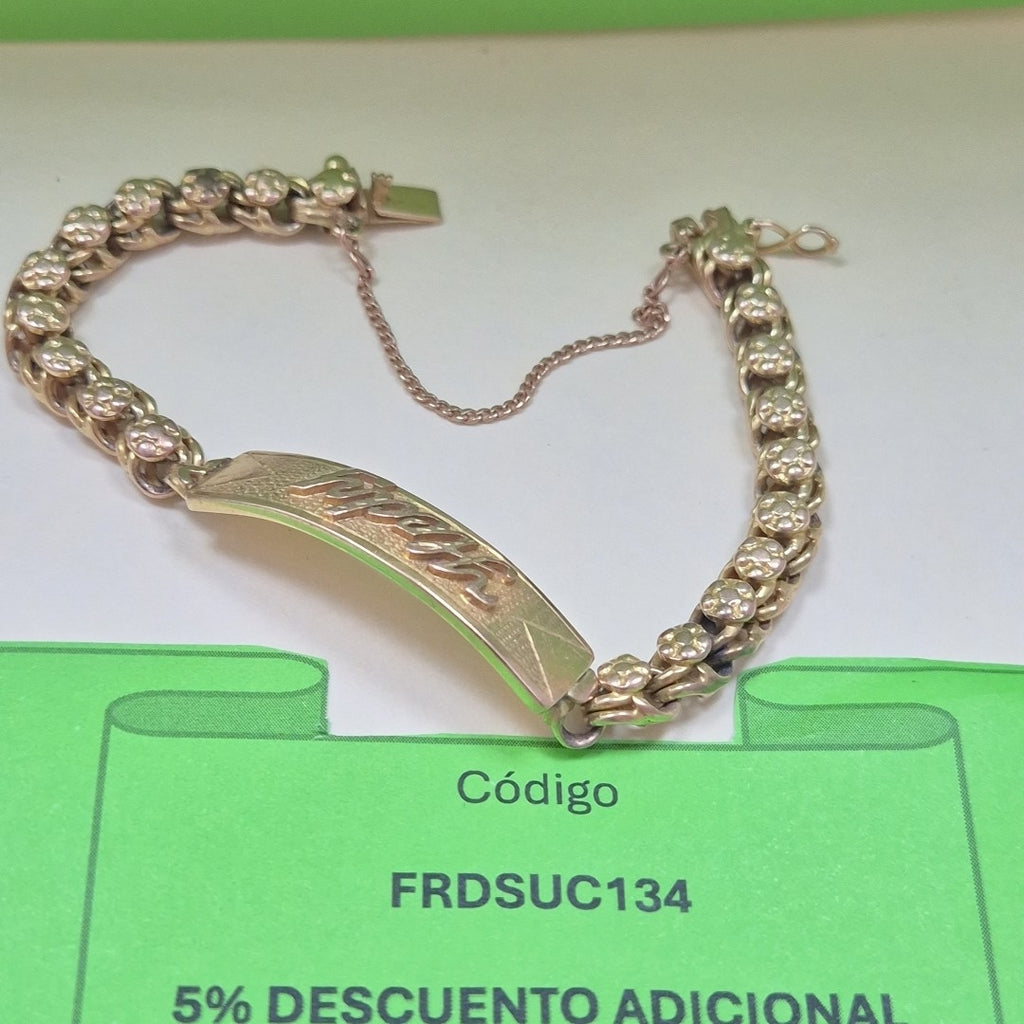 ESCLAVA ORO 10 K 22 GRMS (SEMINUEVO)
