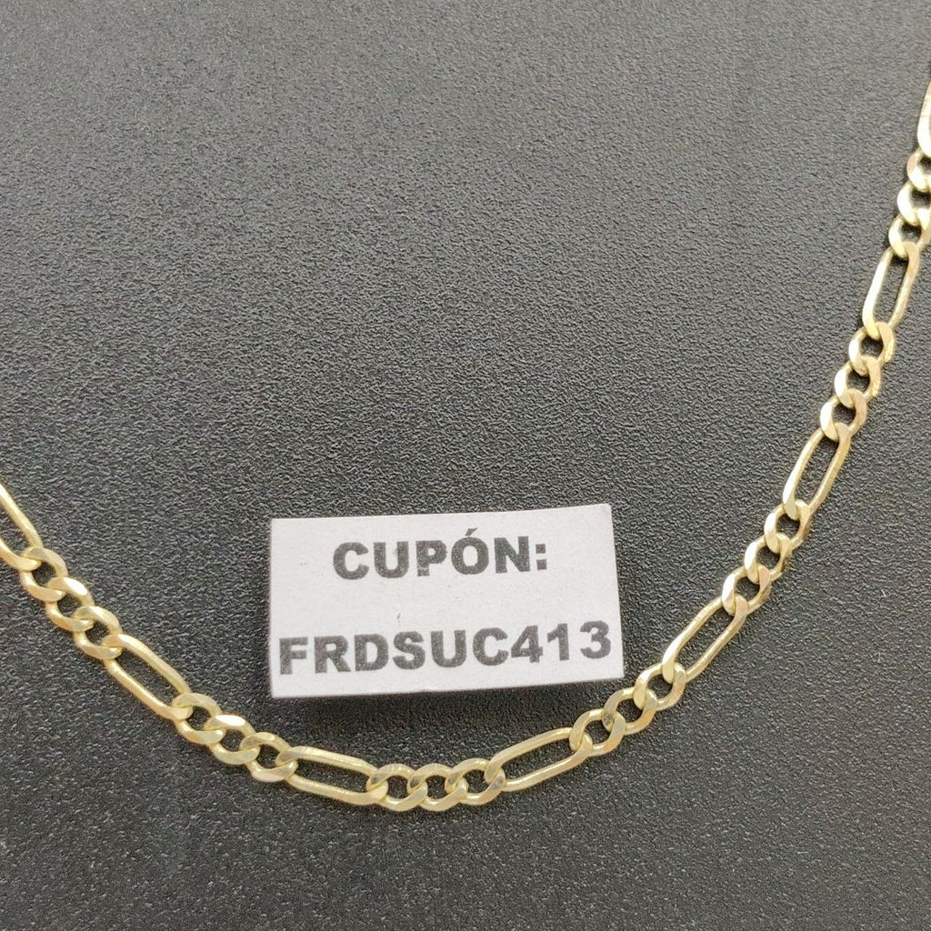 CADENA TEJIDO 3X1 14K 60 CM 5.6 GR (NUEVO)