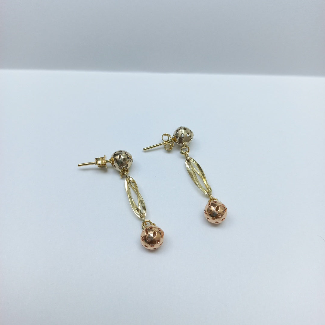 BROQUELES PAR ORO 14 K 3.1 GRMS (SEMINUEVO)