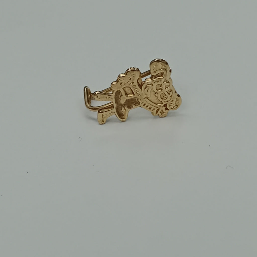 ARETES PAR ORO 10 K 1.8 GRMS (SEMINUEVO)