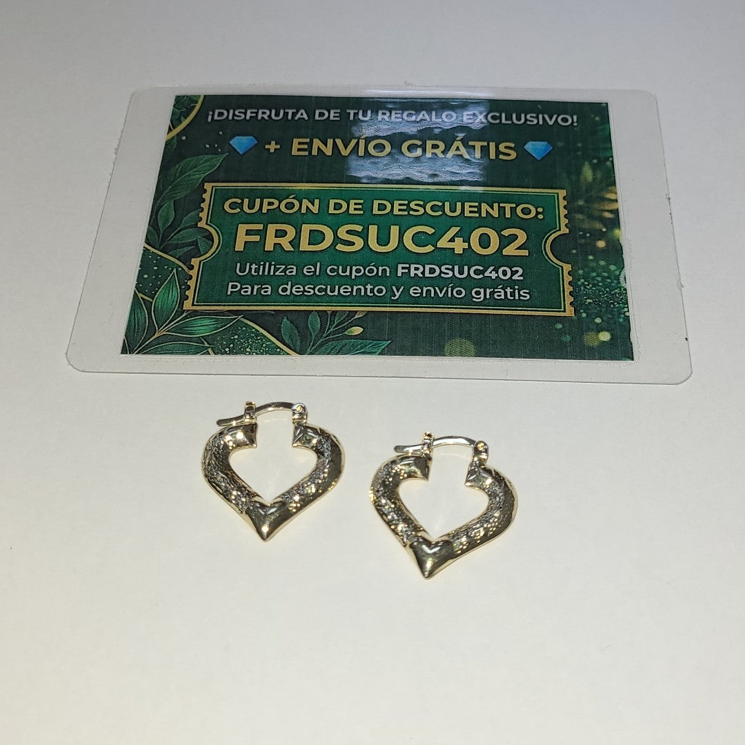 ARETES ARRACADAS 14K 1.7 GR (NUEVO)