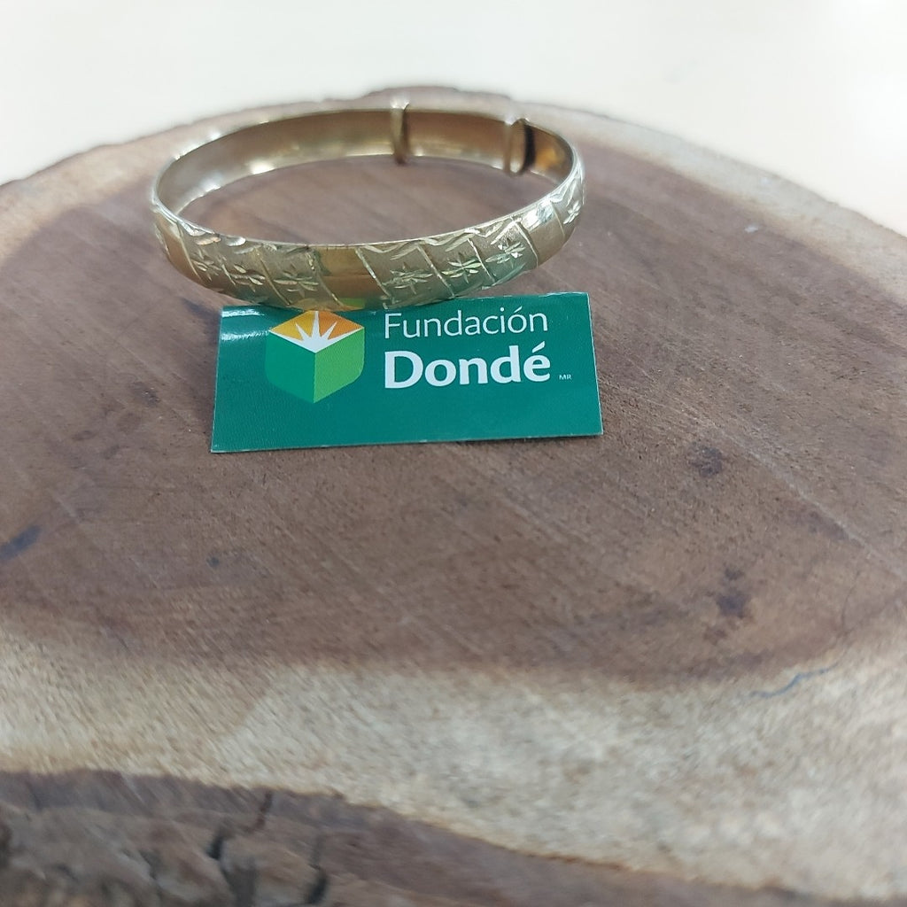 PULSERA RIGIDA ORO 10 K 5.1 GRMS (SEMINUEVO)