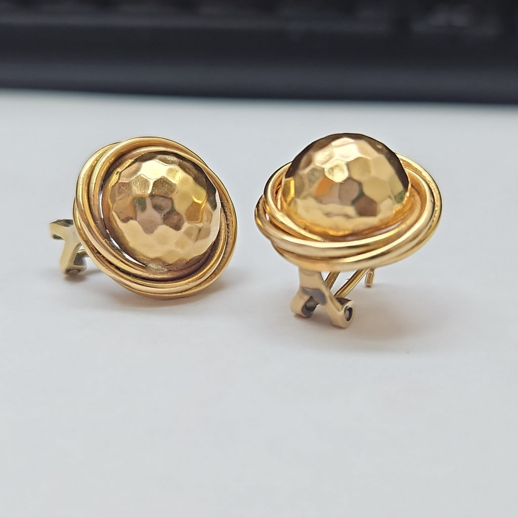 ARETES PAR ORO 14 K 4,80 GRMS (SEMINUEVO)