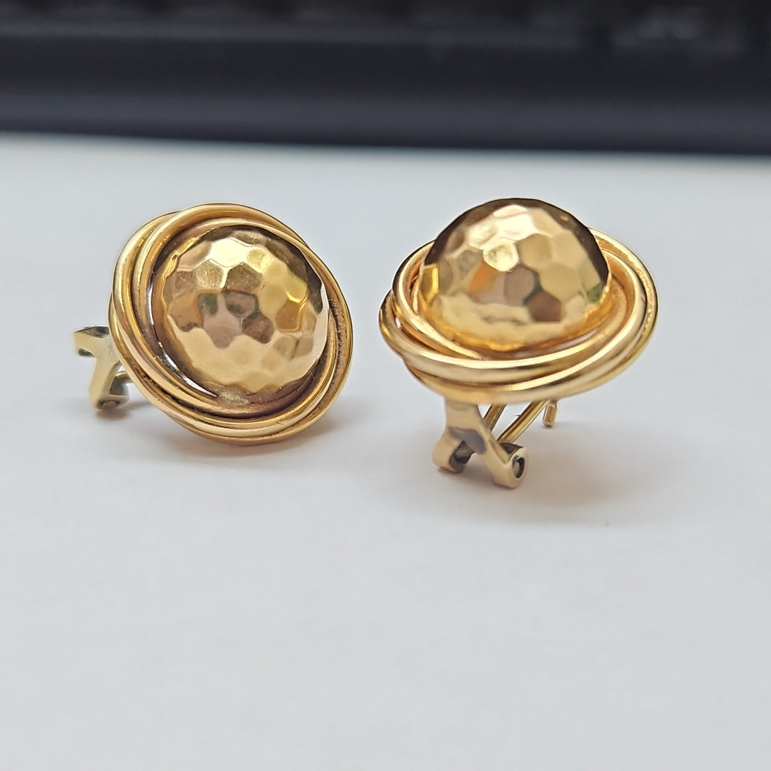 ARETES PAR ORO 14 K 4,80 GRMS (SEMINUEVO)