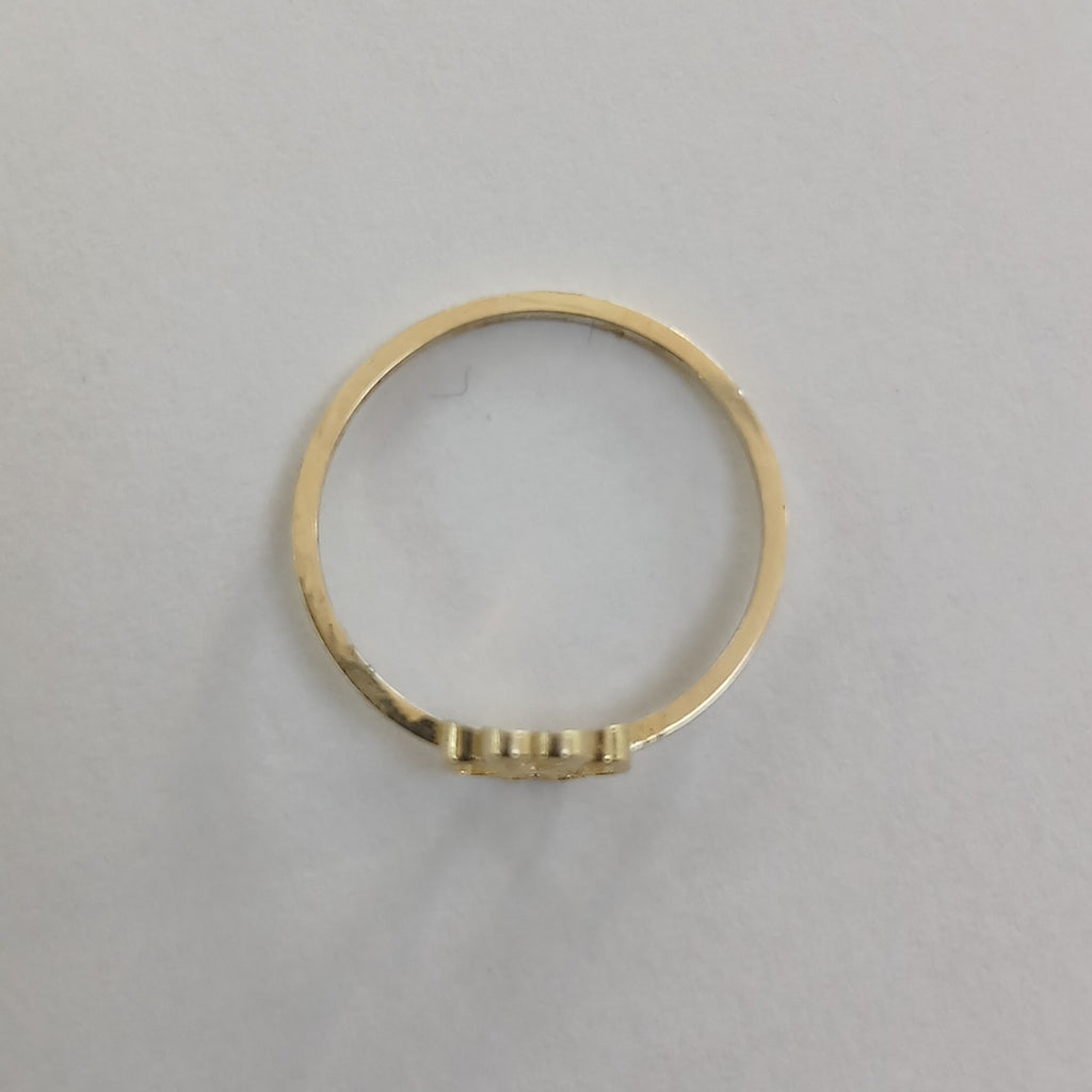 ANILLOS ANILLITO FIG TREBOL 10K TALLA 7 0.8 GR (NUEVO)