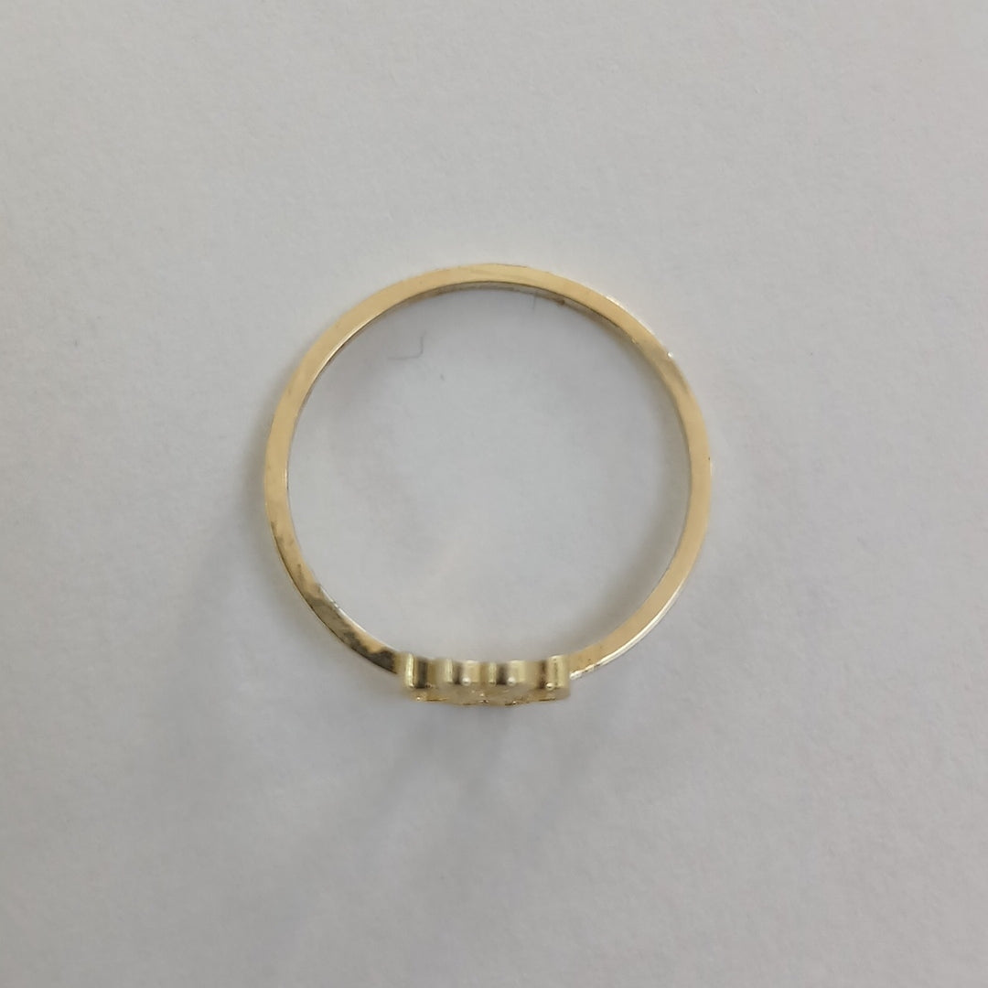 ANILLOS ANILLITO FIG TREBOL 10K TALLA 7 0.8 GR (NUEVO)