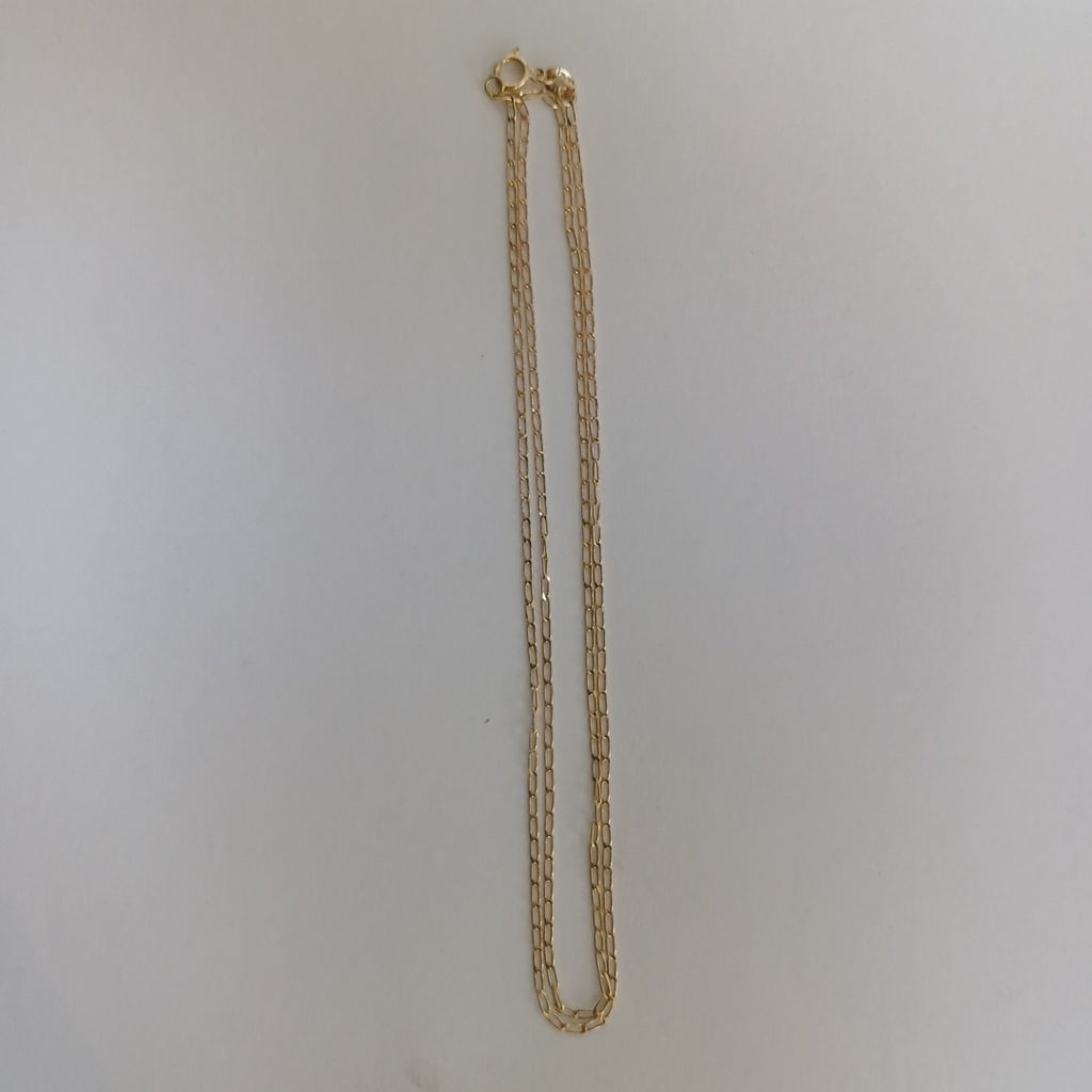 CADENAS TEJIDO ESLABONES ORO 10K 60 CM 2 GR (NUEVO)