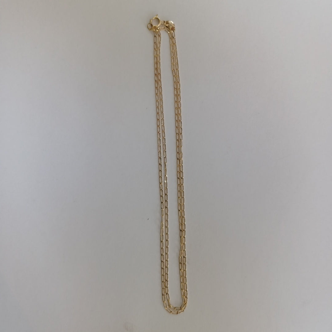 CADENAS TEJIDO ESLABONES ORO 10K 60 CM 2 GR (NUEVO)