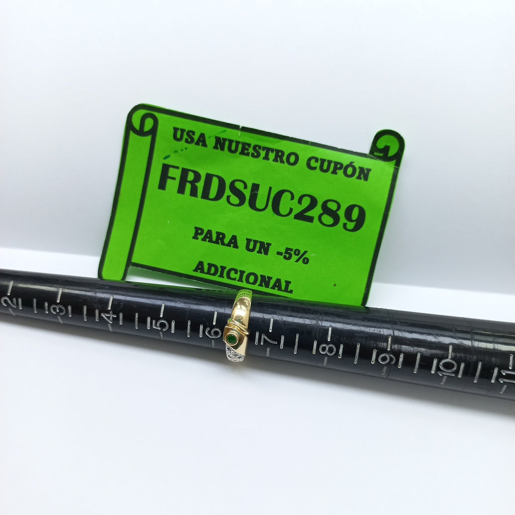 K1 2,90 GRMS 14 K IDENTIFICACIÓN ANILLO MATERIALES ORO MATERIALES GEMOLÓGI (SEMINUEVO)
