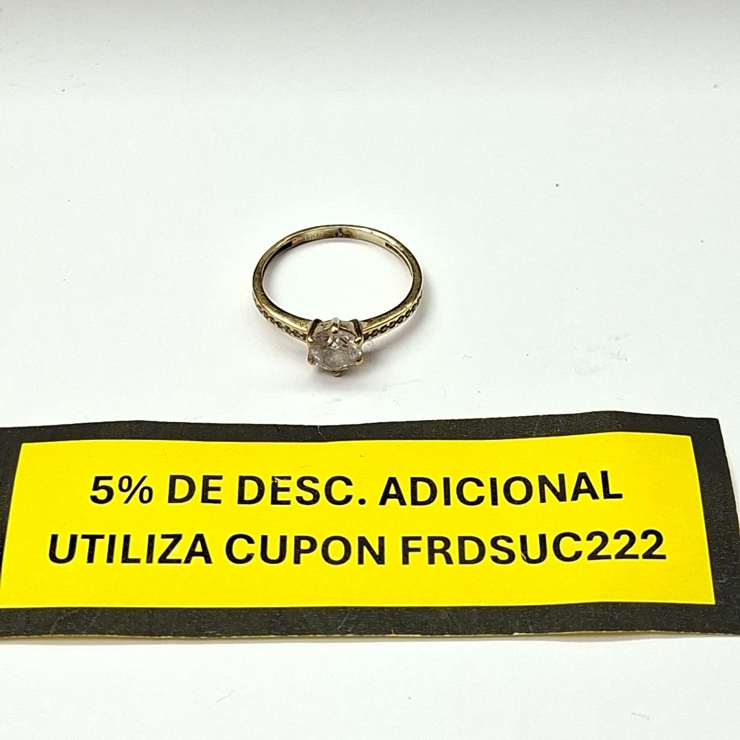 ANILLO ORO 10 K 1.7 GRMS (SEMINUEVO)