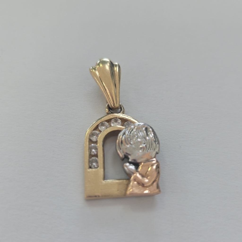 DIJE ORO, ORO COMBINADO 14 K 2.9 GRMS (SEMINUEVO)