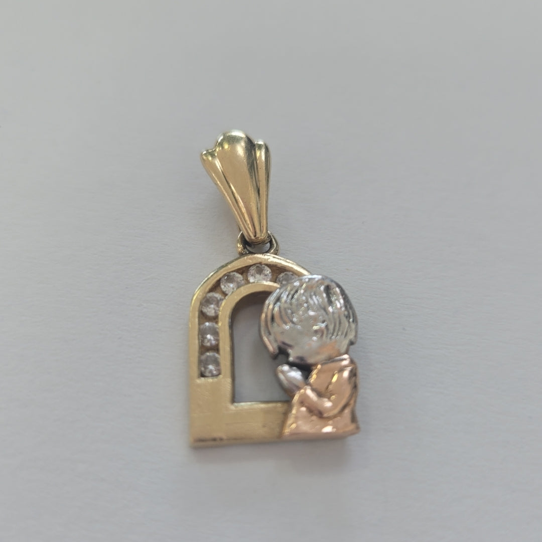 DIJE ORO, ORO COMBINADO 14 K 2.9 GRMS (SEMINUEVO)